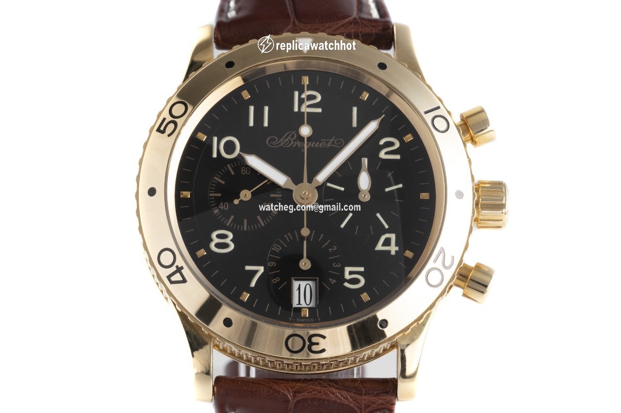 Breguet Type XX - XXI - XXII Mens watch Unisex Automatic Yellow gold 3820