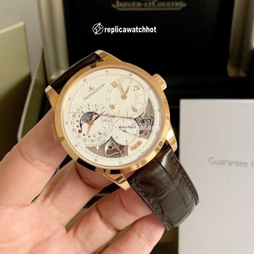 Jaeger-LeCoultre Duometre Mens watch Unisex Manual winding Rose gold Q6042422