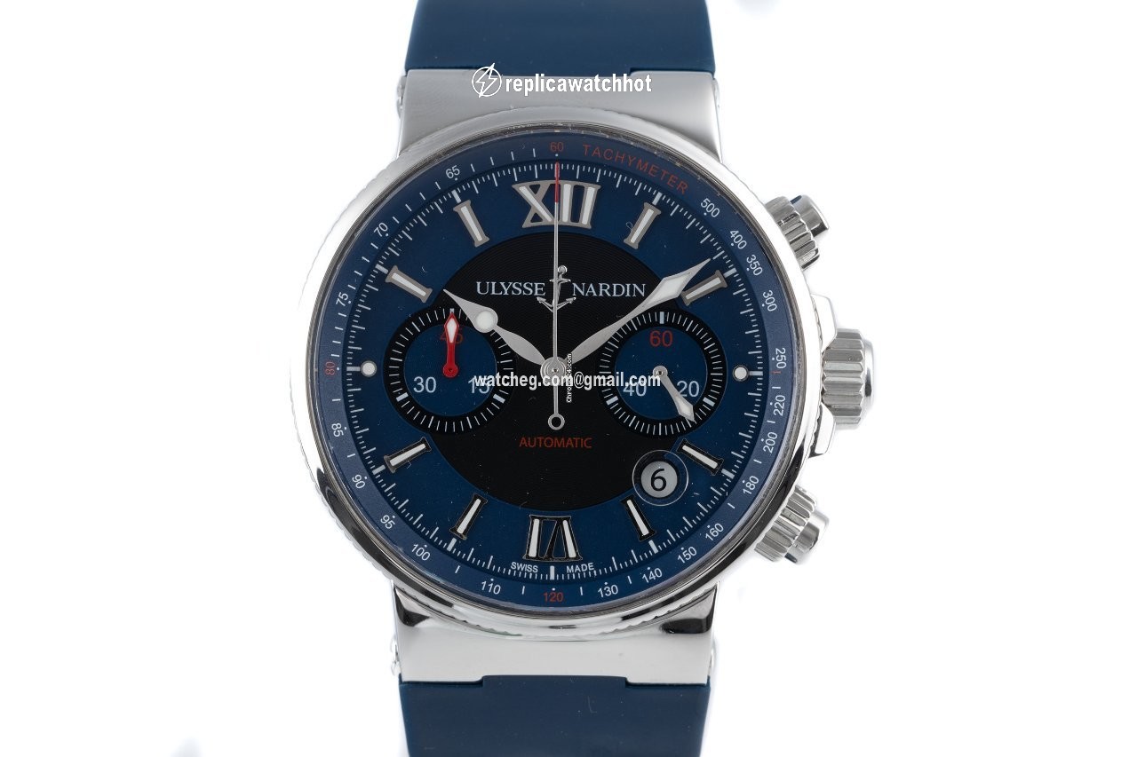 Ulysse Nardin Marine Chronograph Mens watch Unisex Automatic Steel 353-66