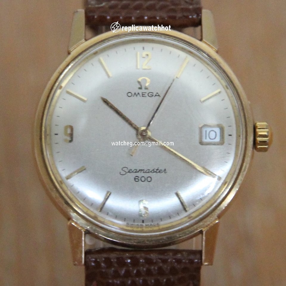 Omega Seamaster Mens watch Unisex Manual winding Yellow gold 136.011