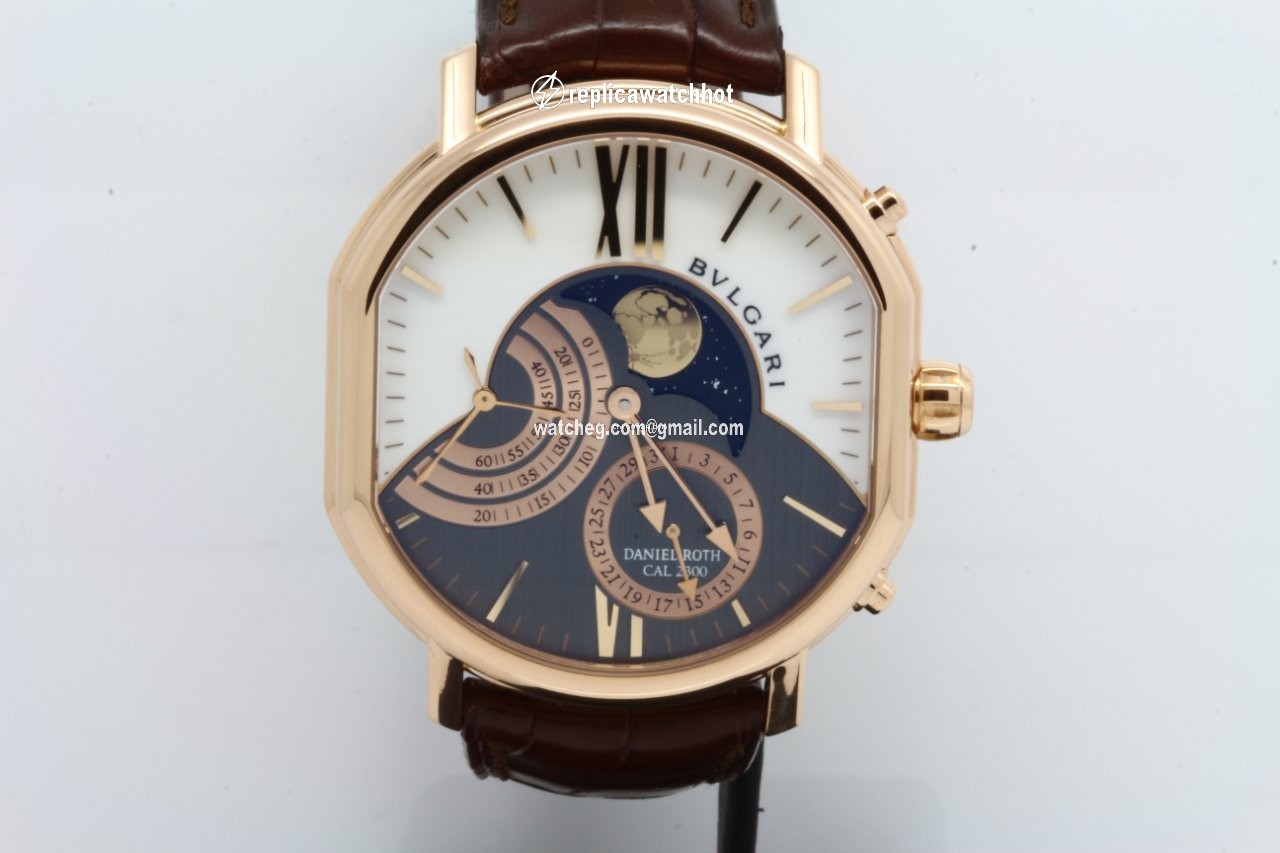 Bulgari Daniel Roth Mens watch Unisex Manual winding Rose gold BRRP46C14GLDMP