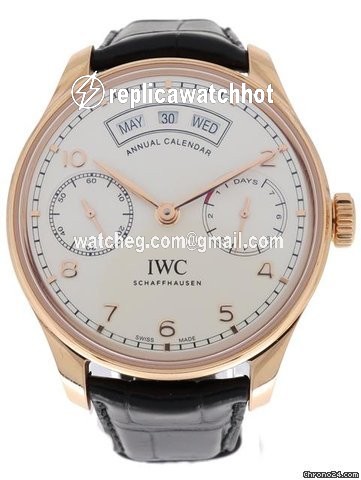 IWC Portuguese Annual Calendar Mens watch Unisex Automatic Red gold IW503504