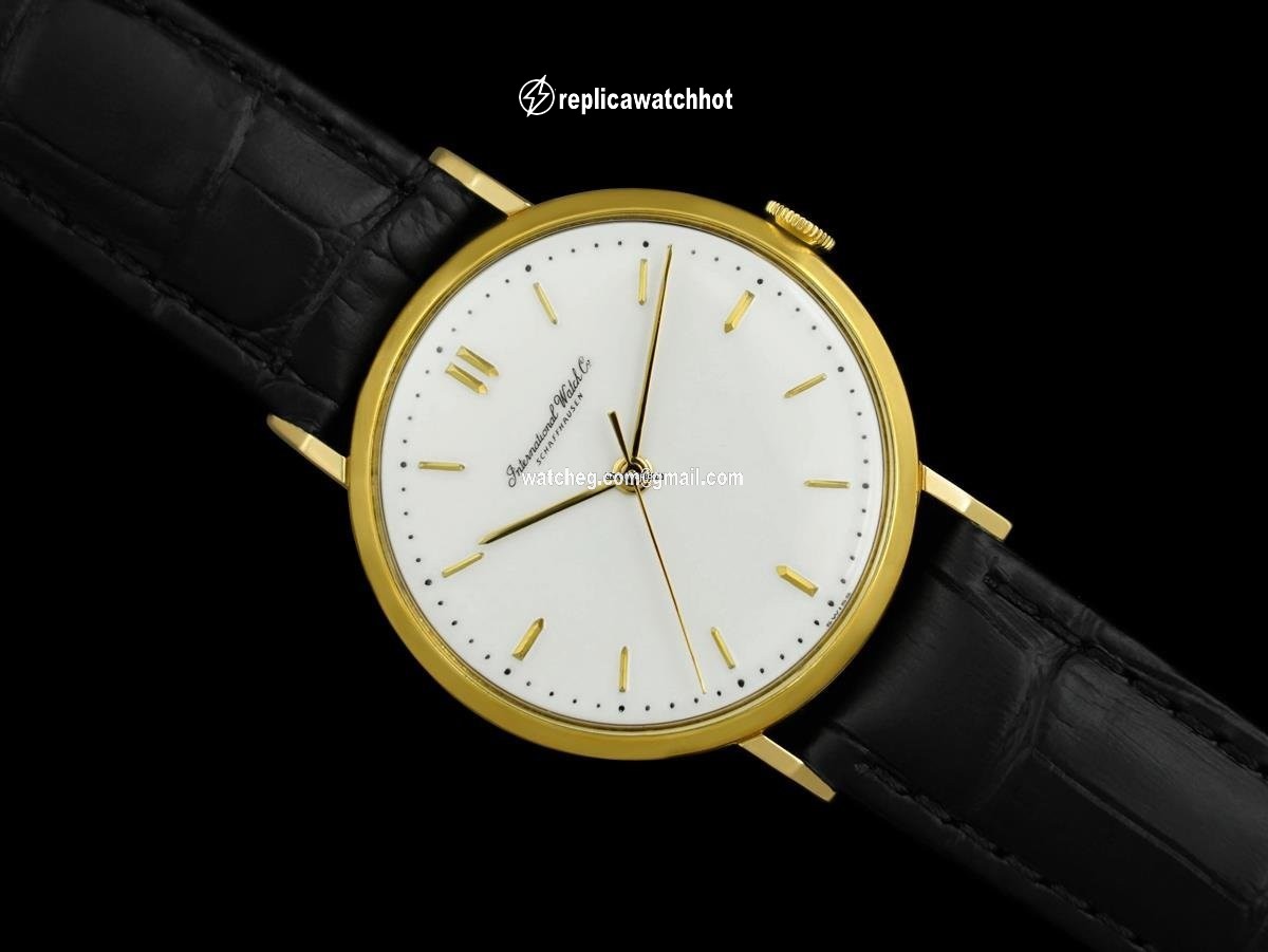 IWC Mens watch Unisex Manual winding Yellow gold 8091