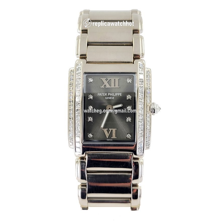 Patek Philippe Twenty~4 Womens watch Quartz White gold 4910 20G