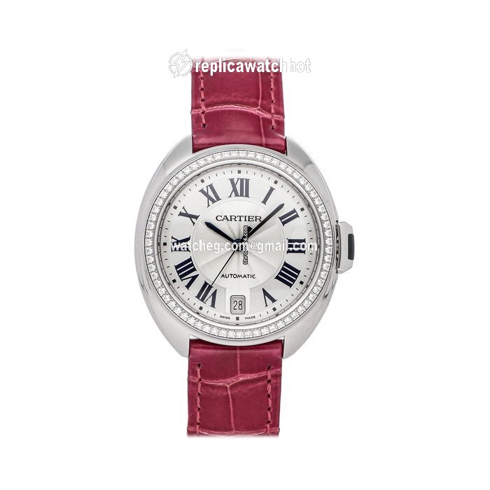 Cartier Cle de Cartier Womens watch Automatic White gold WJCL0014
