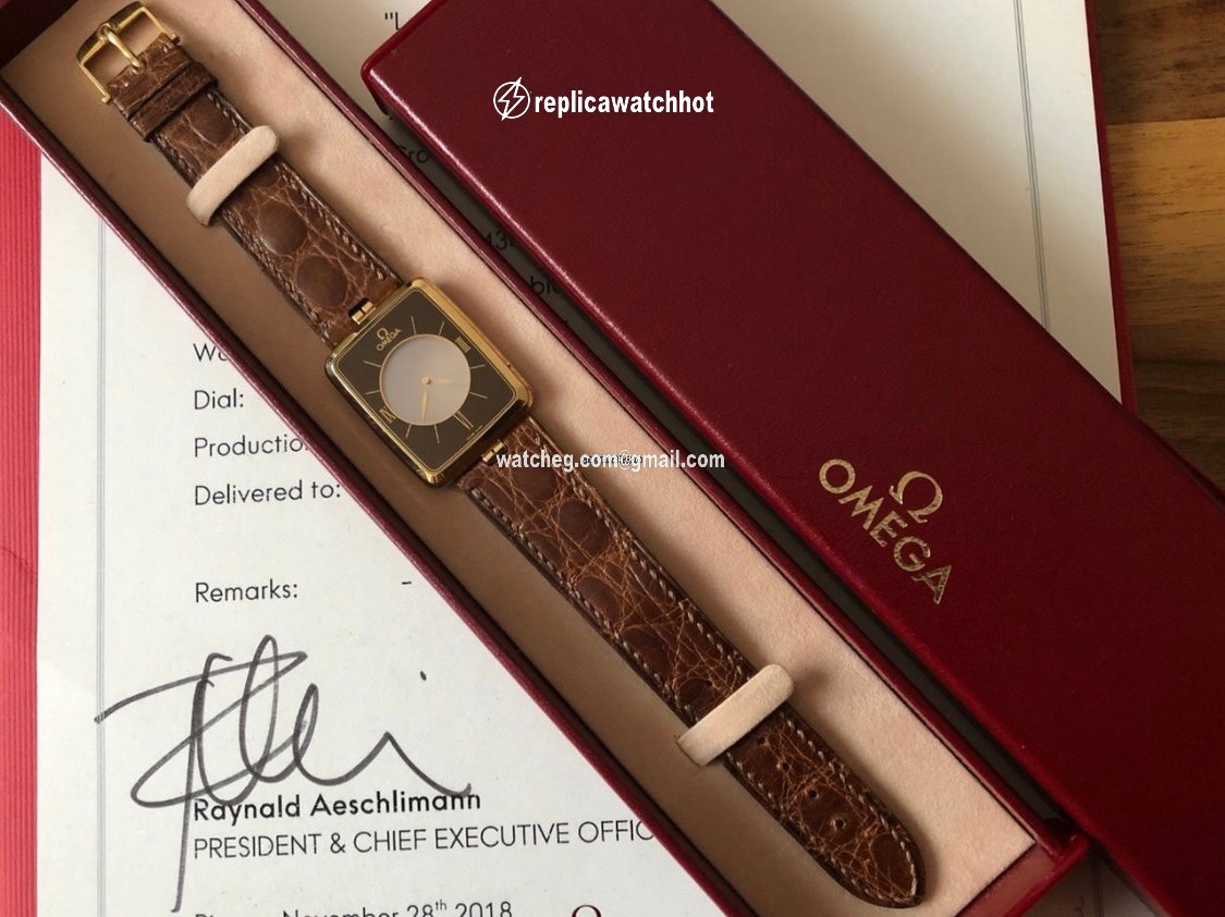 Omega Mens watch Unisex Quartz Yellow gold BA 191.8523 Z