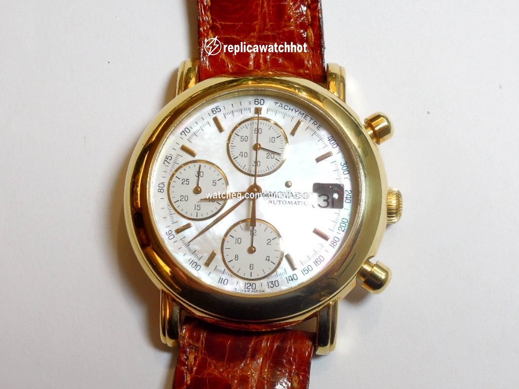 Movado Mens watch Unisex Automatic Yellow gold movado cronografo 1881