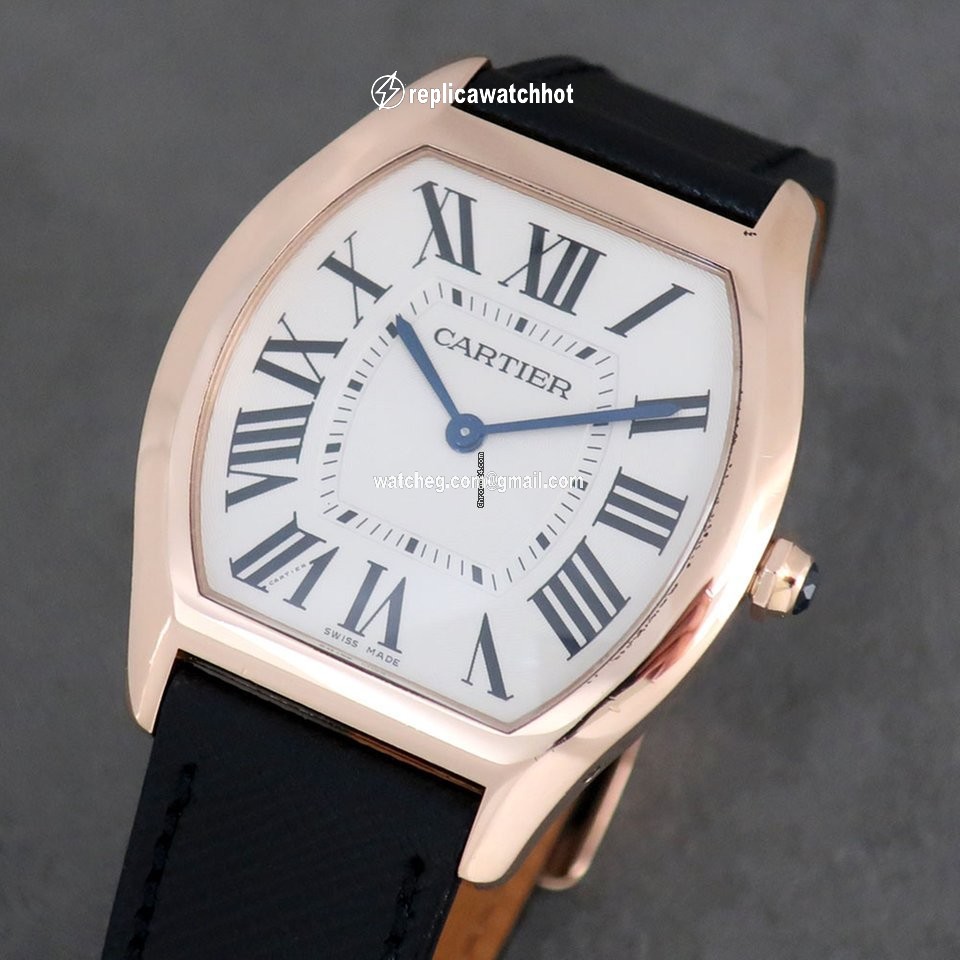 Cartier Tortue Mens watch Unisex Manual winding Rose gold WGTO0002
