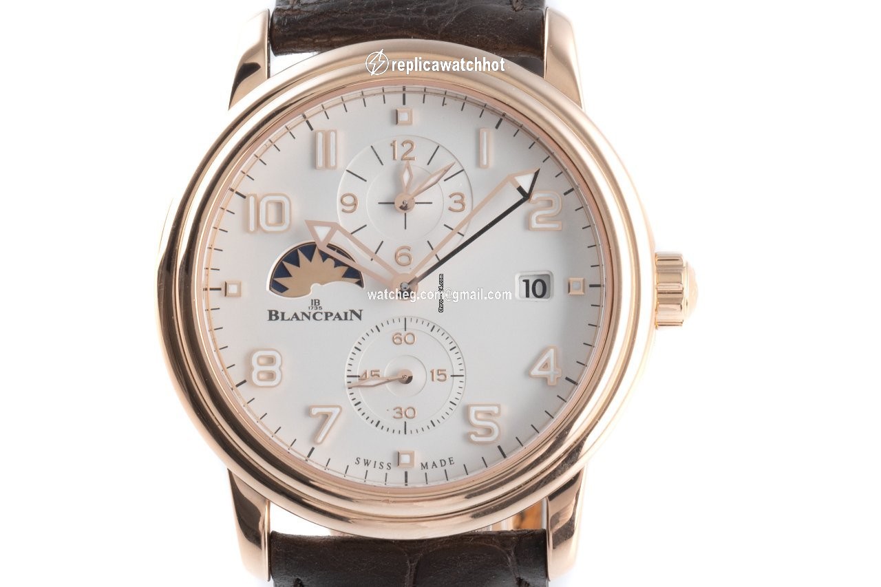 Blancpain Leman Mens watch Unisex Automatic Red gold 2860.3642.53B
