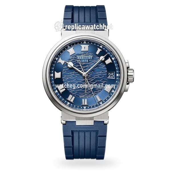 Breguet Marine Mens watch Unisex Automatic White gold 5517BB Y2 5ZU