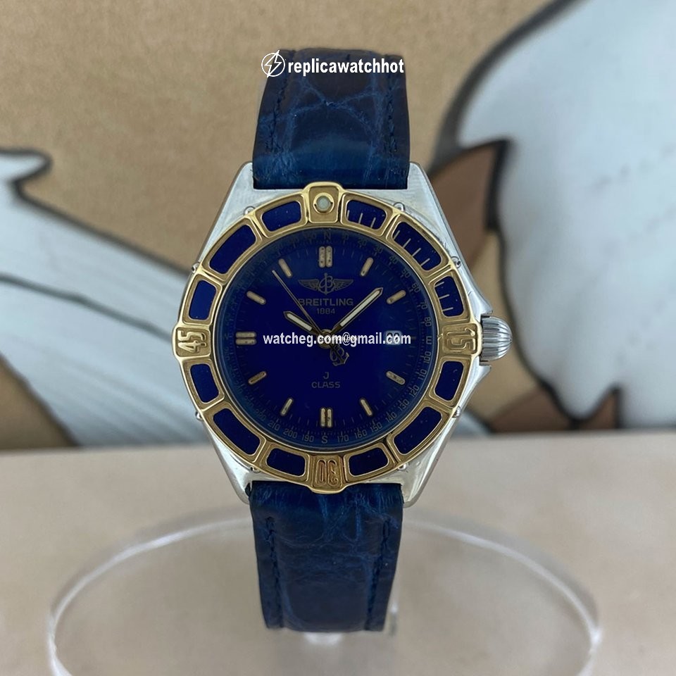 Breitling Lady J Quartz Gold Steel D52064