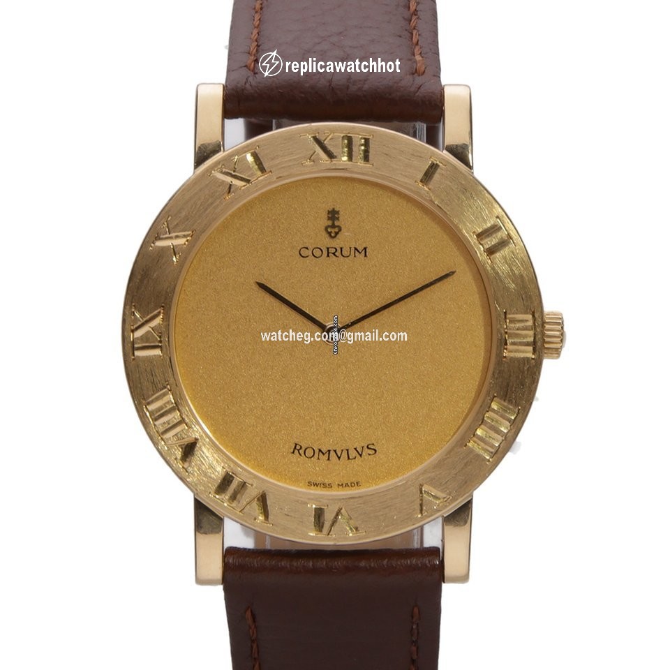 Corum Romvlvs Mens watch Unisex Quartz Yellow gold 50.501.56