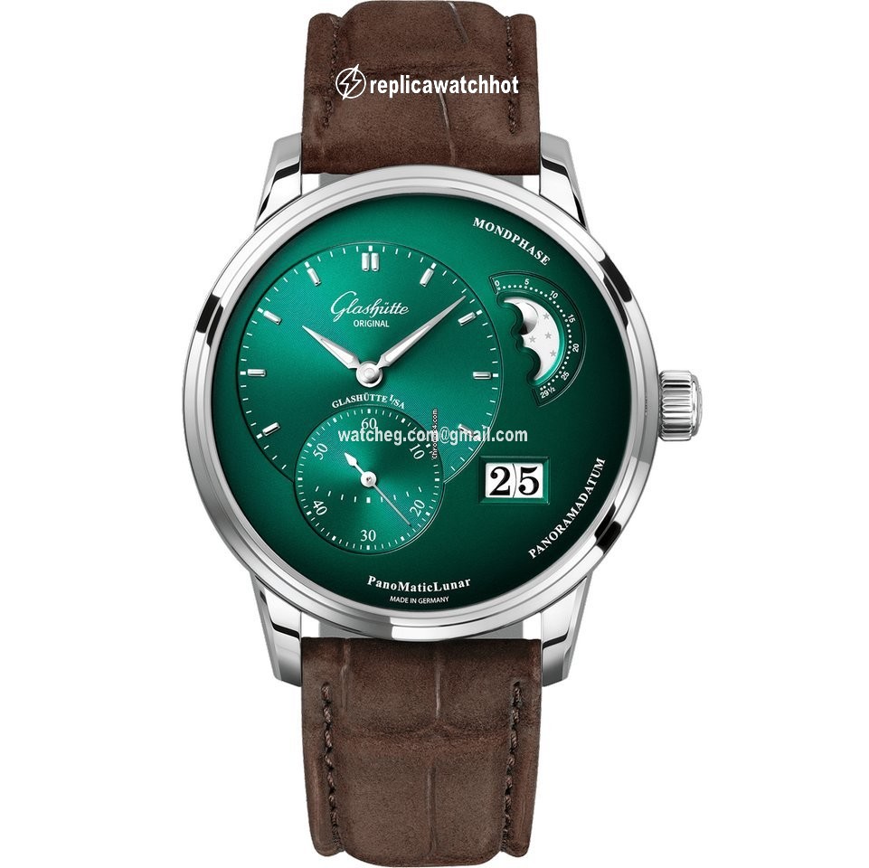 Glashtte Original PanoMaticLunar Mens watch Unisex Automatic Steel 1-90-02-13-32-31