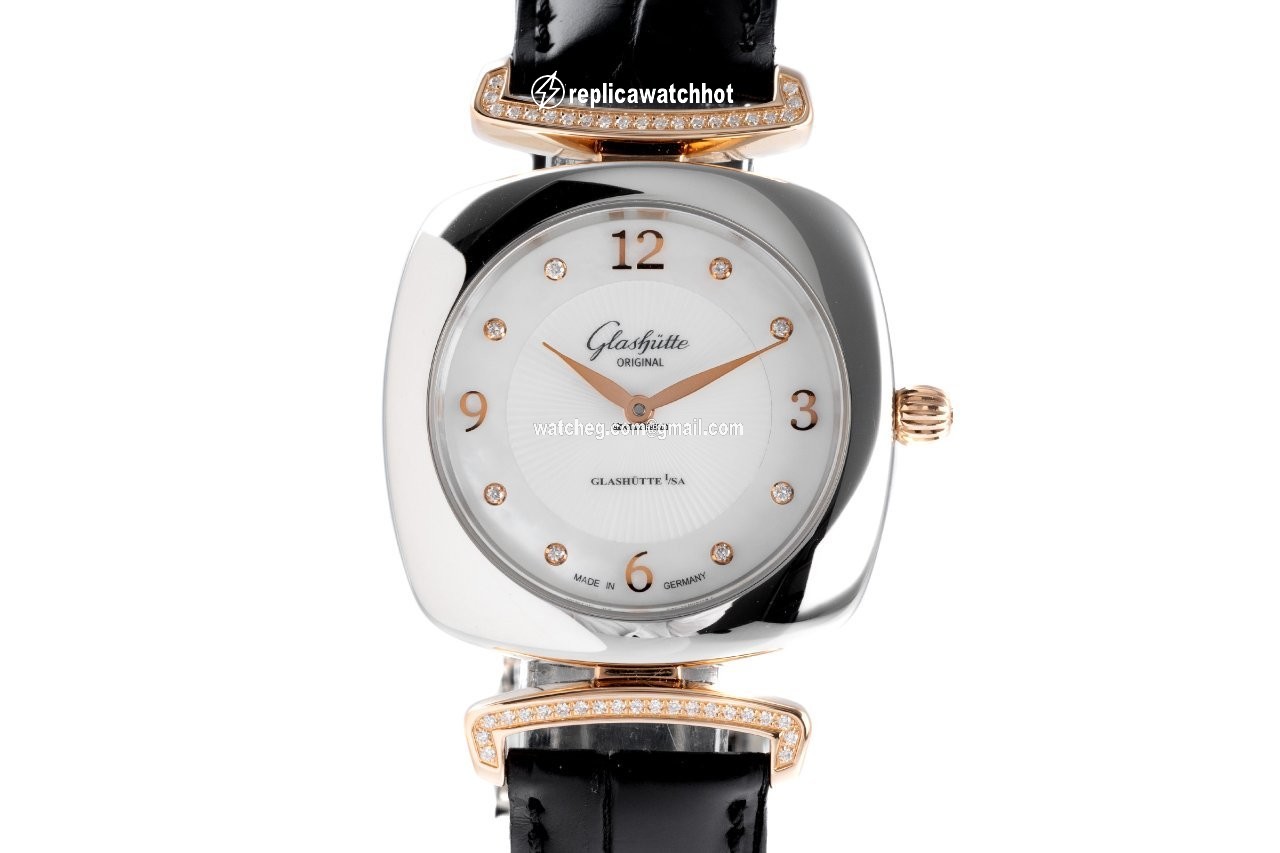 Glashtte Original Pavonina Womens watch Quartz Gold Steel 1-03-02-04-16-34