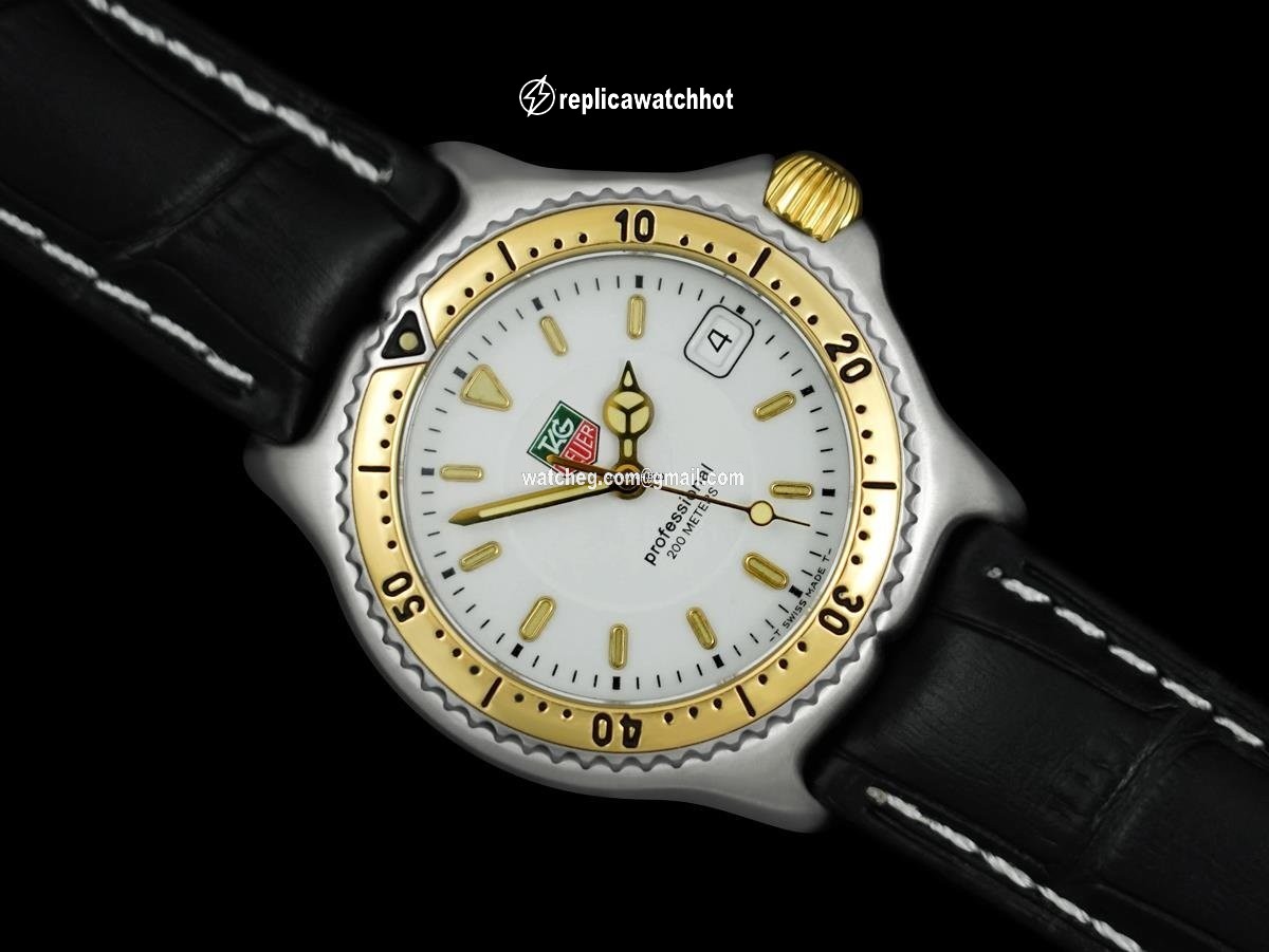 TAG Heuer Mens watch Unisex Quartz Gold Steel 8182