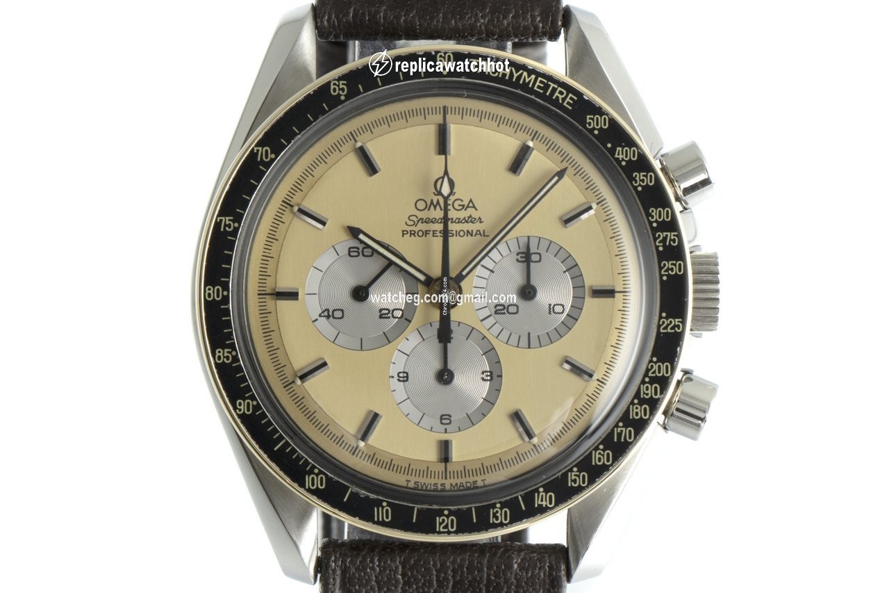 Omega Speedmaster Professional Moonwatch Mens watch Unisex Manual winding Gold Steel DD145.022