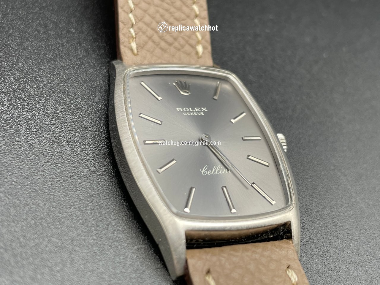 Rolex Cellini Mens watch Unisex White gold Manual winding 3807