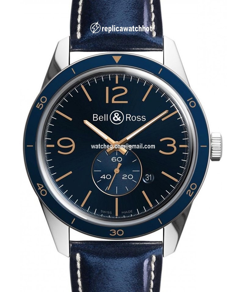 Bell & Ross BR V1 Automatic Steel BRV123-BLU-ST SCA