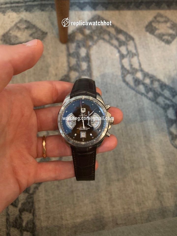 TAG Heuer Grand Carrera Mens watch Unisex Automatic Steel CAV511E.FC6231