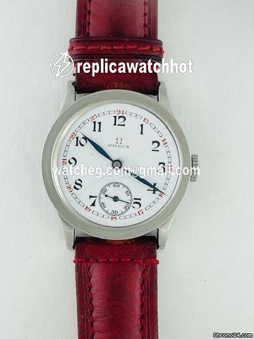 Omega Mens watch Unisex Manual winding Steel Military