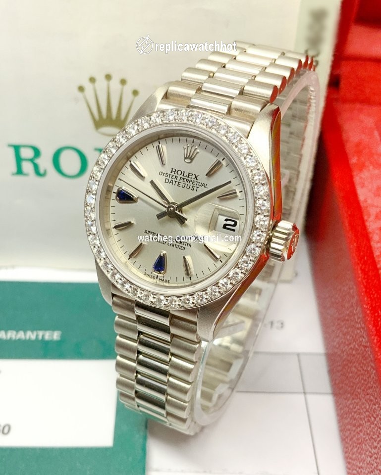 Rolex Lady-Datejust Womens watch White gold Automatic 69139