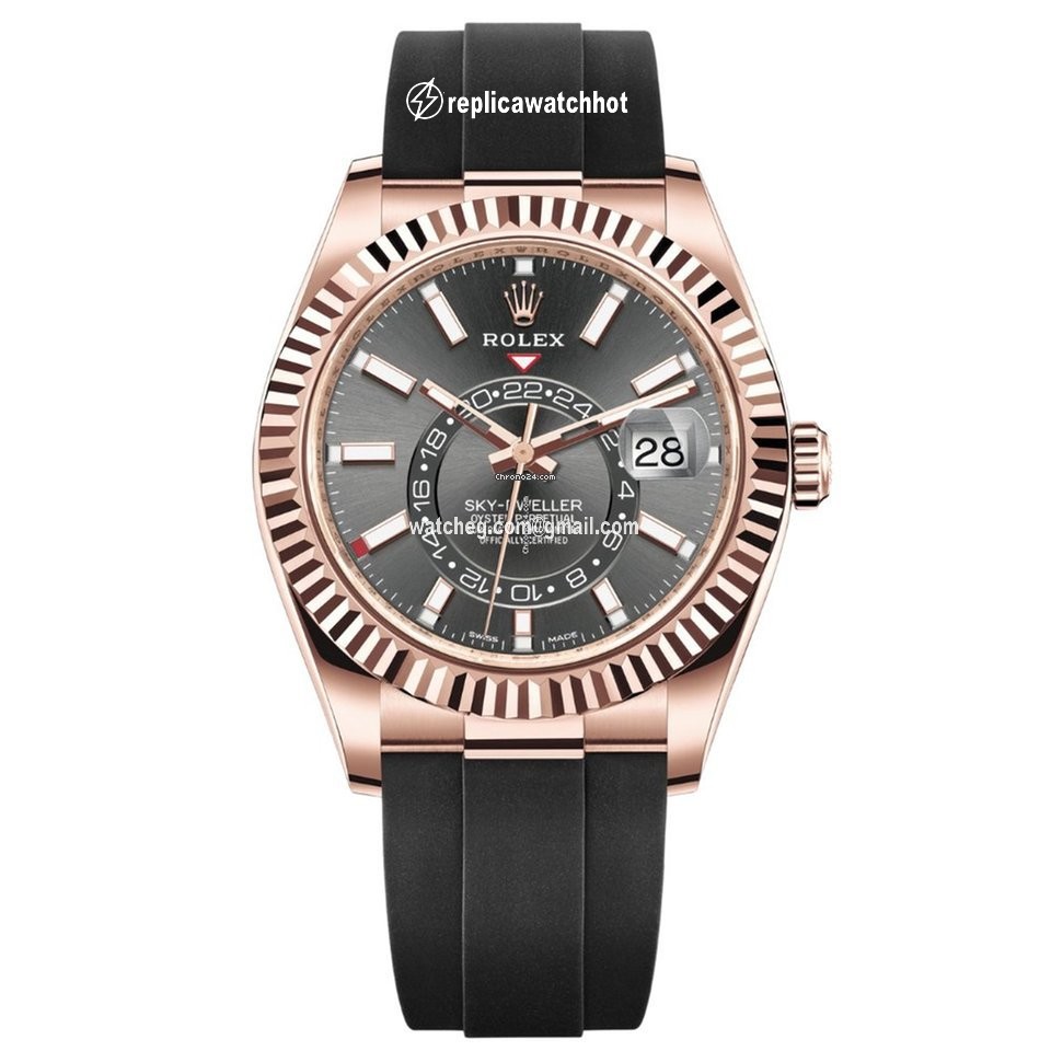 Rolex Sky-Dweller Mens watch Unisex Rose gold Automatic 326235-0006