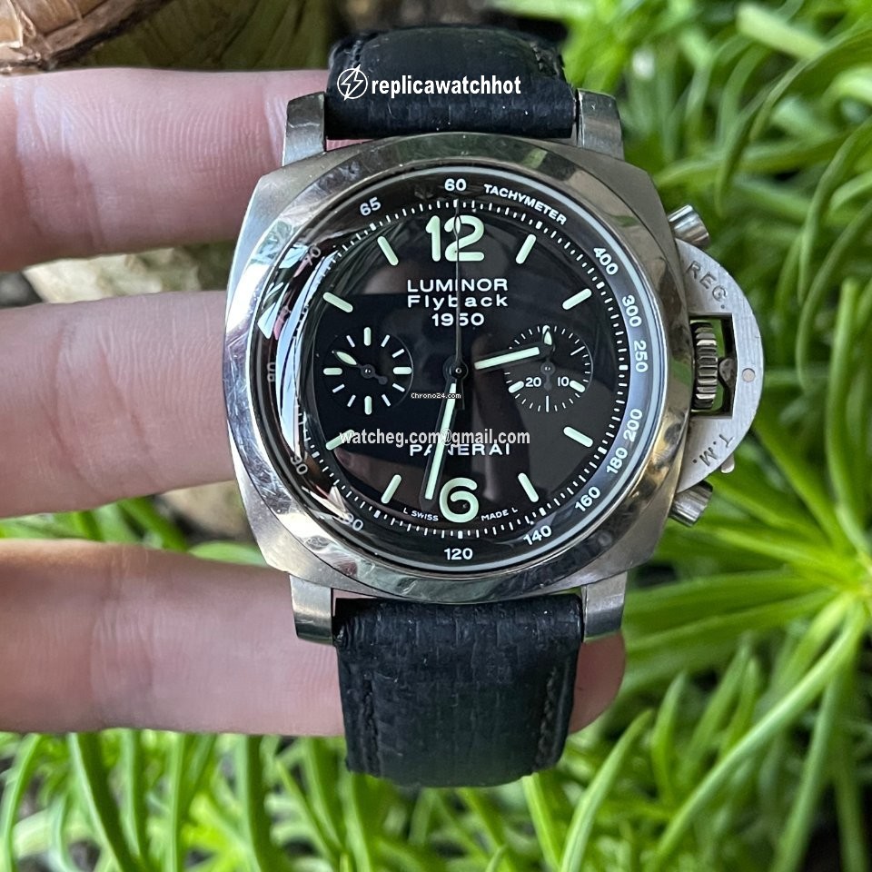 Panerai Luminor 1950 3 Days Chrono Flyback Mens watch Unisex Automatic Steel PAM 00212