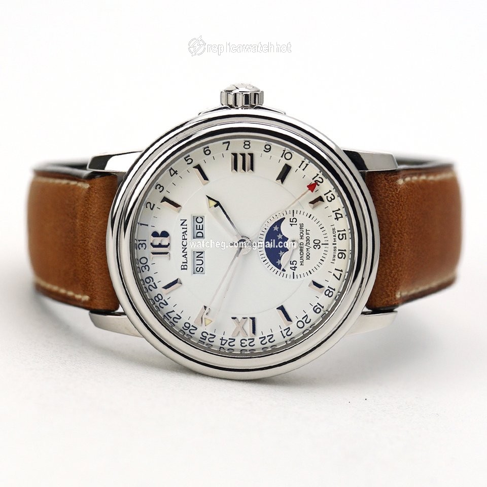 Blancpain Leman Moonphase Steel 2763-1127a-53b