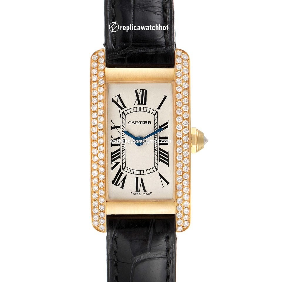 Cartier Tank Americaine Womens watch Quartz Yellow gold WB701251