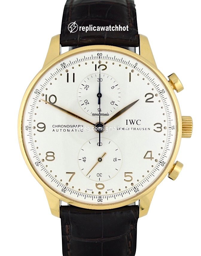 IWC Portuguese Chronograph Mens watch Unisex Automatic Yellow gold IW371416