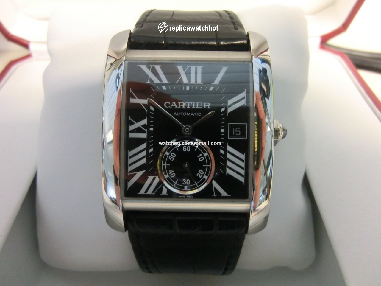 Cartier Tank MC Mens watch Unisex Automatic Steel W5330004