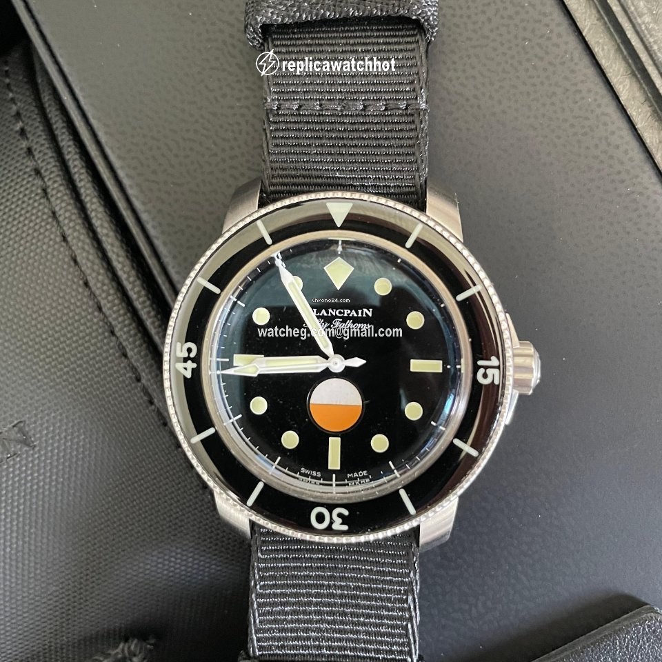 Blancpain Fifty Fathoms Mens watch Unisex Automatic Steel 5008 11B30 NABA