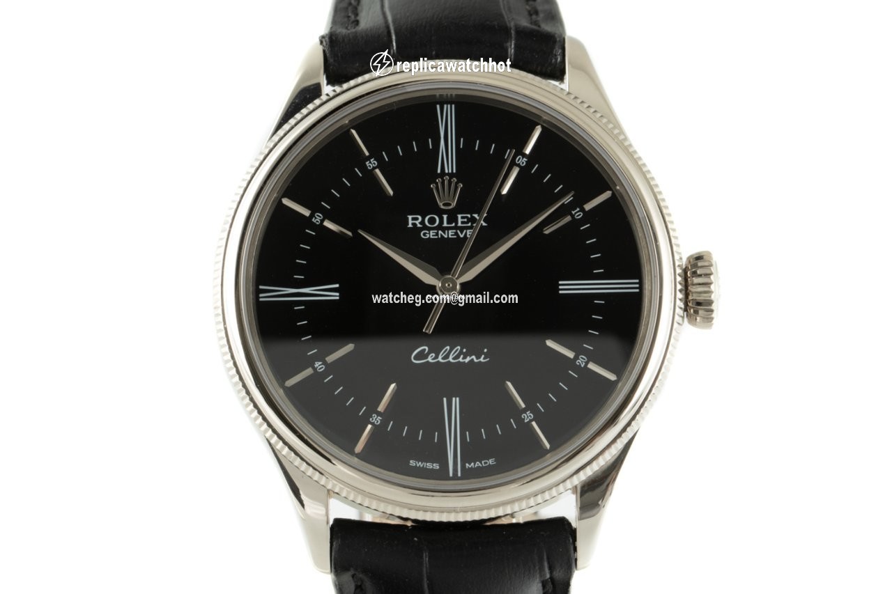 Rolex Cellini Time Mens watch Unisex White gold Automatic 50509