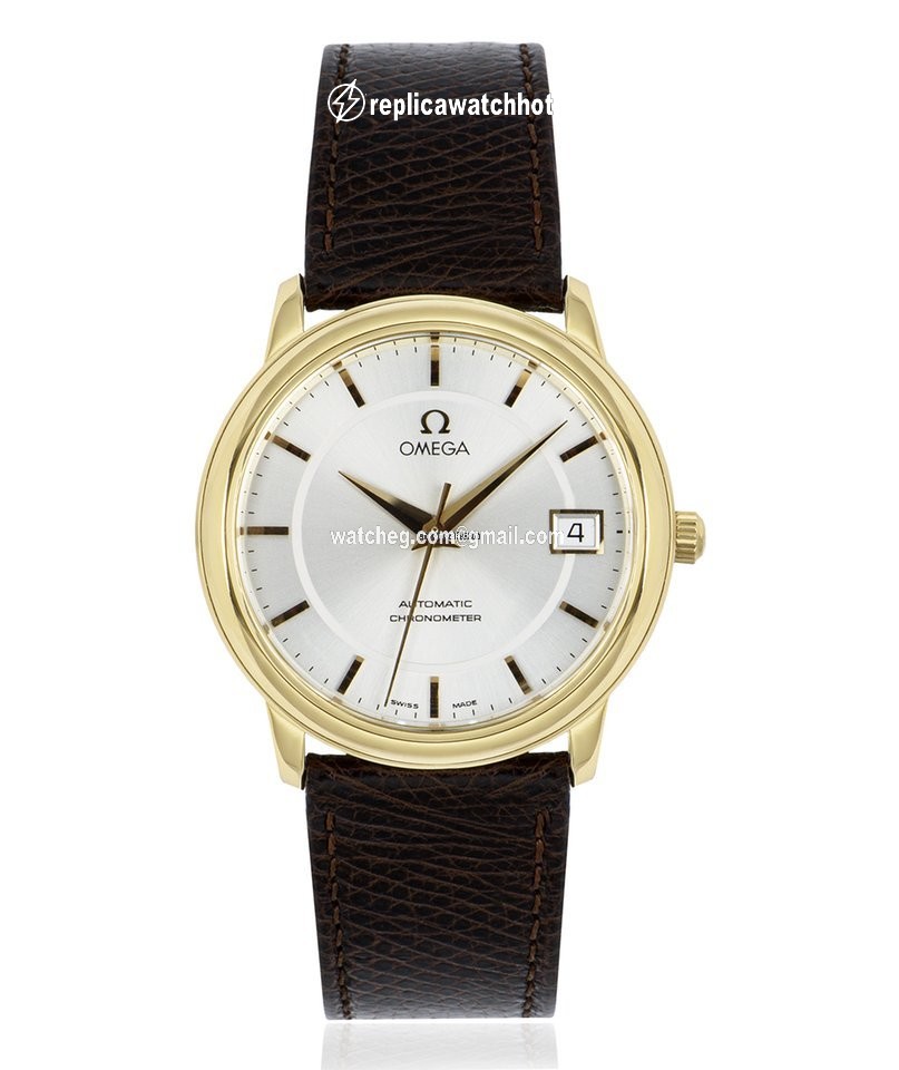 Omega De Ville Prestige Mens watch Unisex Automatic Yellow gold 168.1050