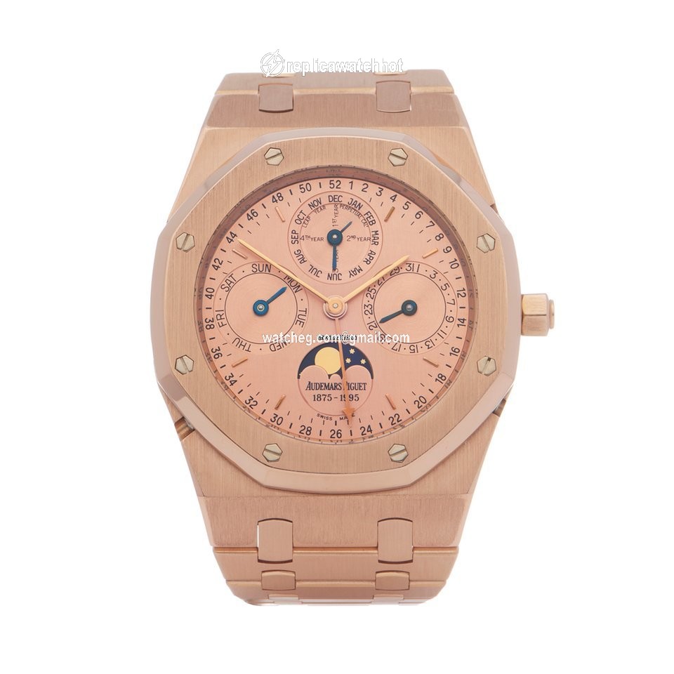 Audemars Piguet Royal Oak Perpetual Calendar Mens watch Unisex Automatic Rose gold 25810OR.OO.0944OR.01