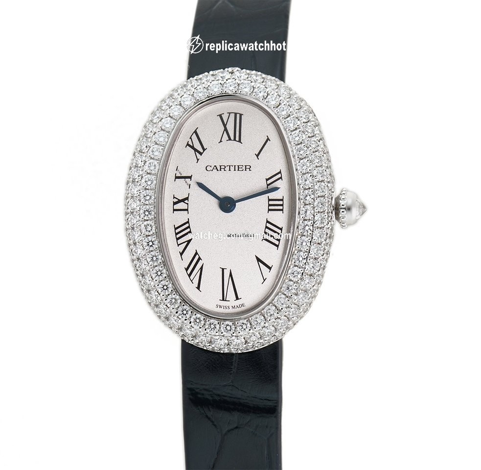 Cartier Baignoire Quartz White gold WJBA0015