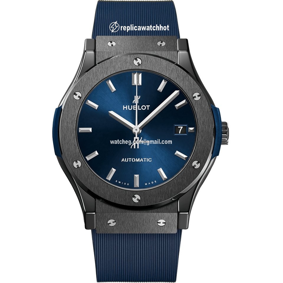Hublot Classic Fusion Blue Mens watch Unisex Automatic Ceramic 511.CM.7170.RX
