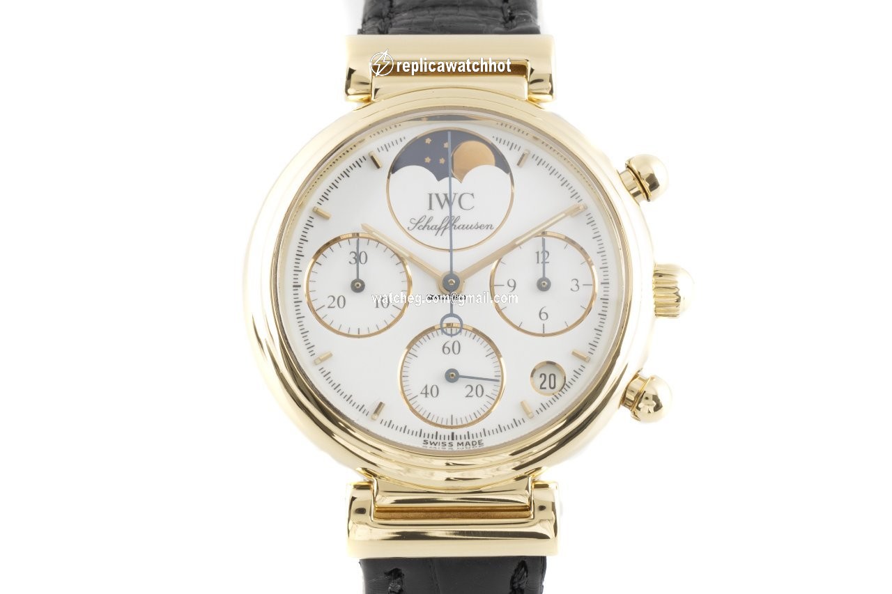IWC Da Vinci Chronograph Womens watch Quartz Yellow gold 3735