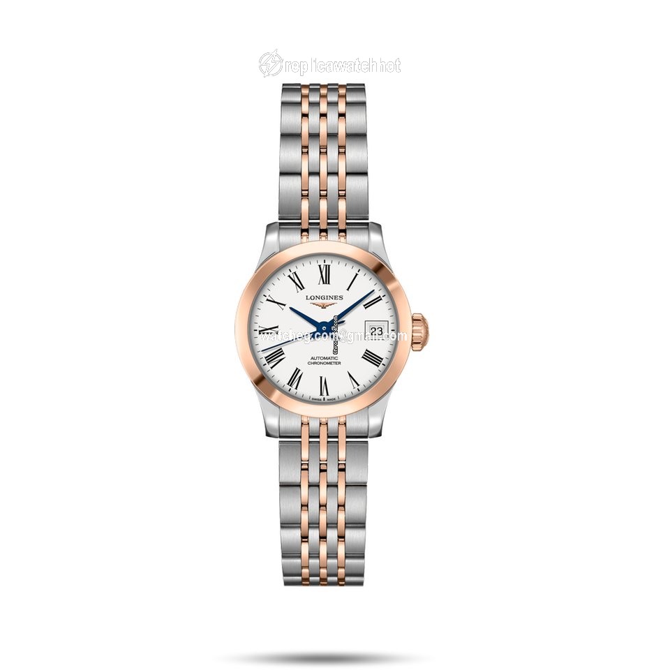 Longines Record Mens watch Unisex Automatic Rose gold L2.320.5.11.7