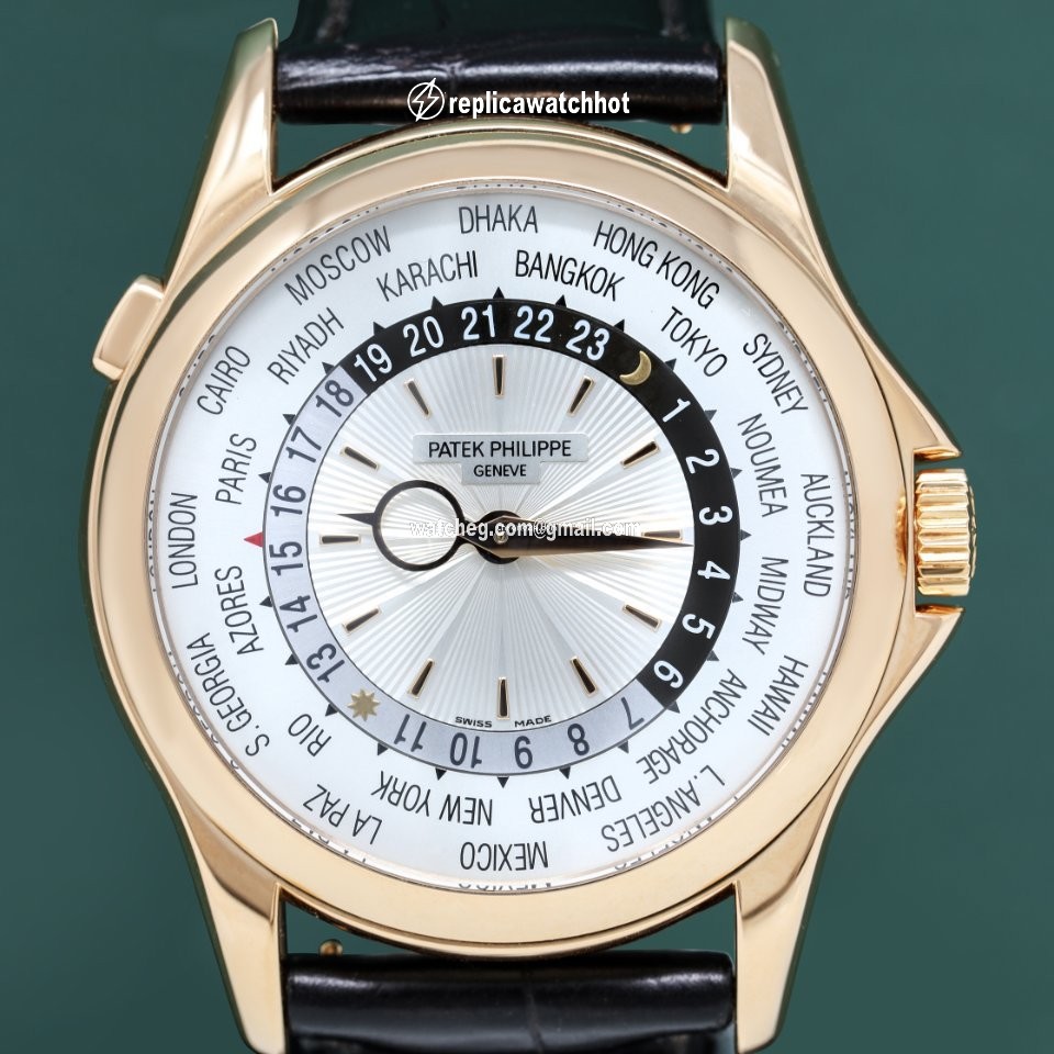 Patek Philippe World Time Mens watch Unisex Automatic Rose gold 5130