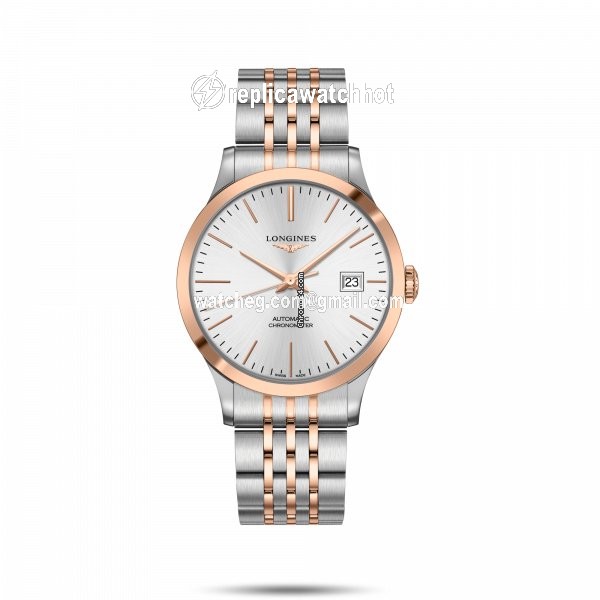 Longines Record Mens watch Unisex Automatic Rose gold L2.821.5.72.7