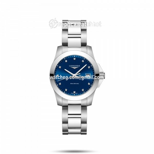 Longines Conquest Quartz Steel L3.377.4.97.6
