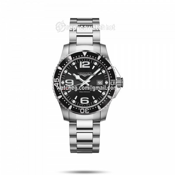 Longines HydroConquest Mens watch Unisex Quartz Steel L3.730.4.56.6