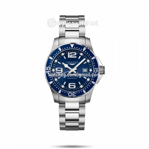Longines HydroConquest Mens watch Unisex Quartz Steel L3.730.4.96.6