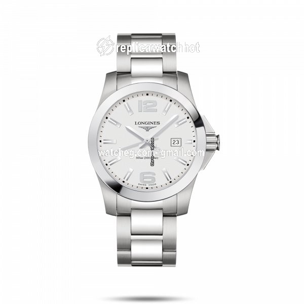 Longines Conquest Mens watch Unisex Quartz Steel L3.759.4.76.6
