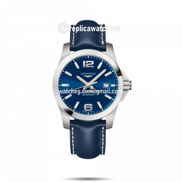 Longines Conquest Mens watch Unisex Quartz Steel L3.759.4.96.0