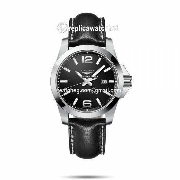 Longines Conquest Mens watch Unisex Quartz Steel L3.760.4.56.3