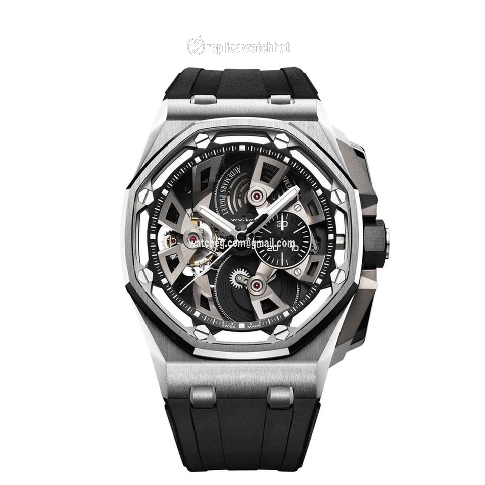 Audemars Piguet Royal Oak Offshore Tourbillon Chronograph Mens watch Unisex Manual winding Steel 26421ST.OO.A002CA.01