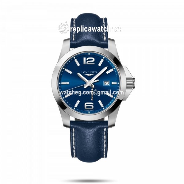Longines Conquest Mens watch Unisex Quartz Steel L3.760.4.96.0