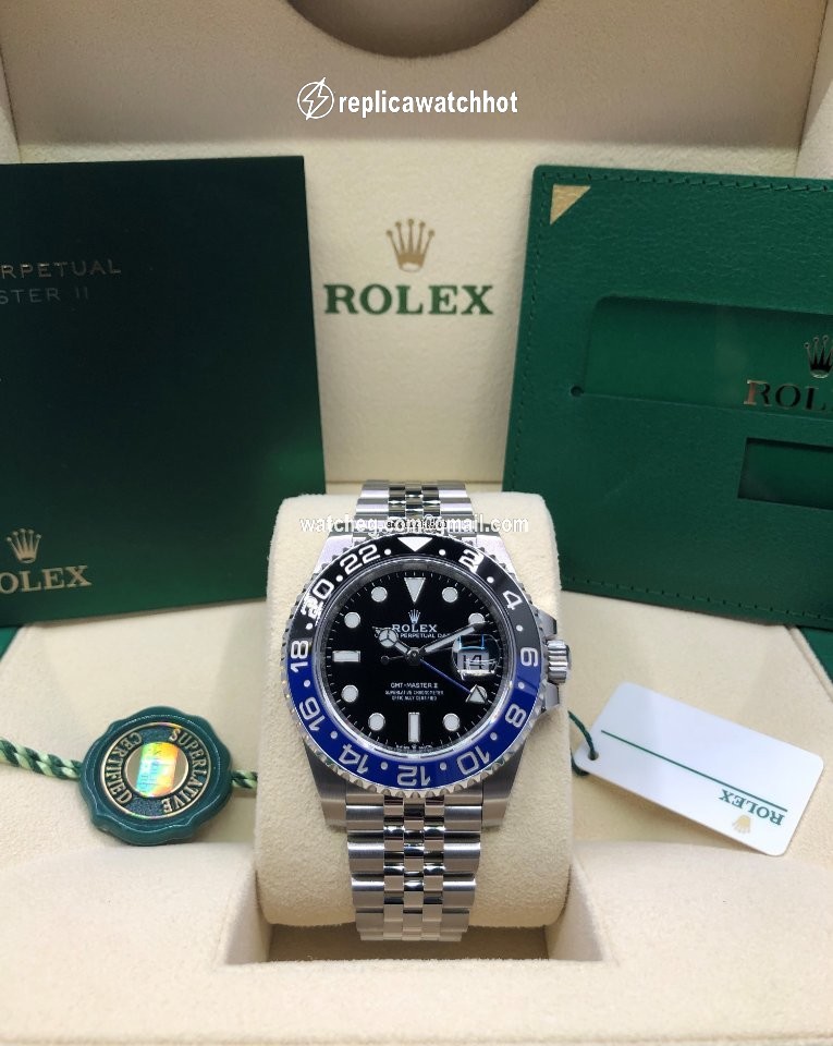 Rolex GMT-Master II Mens watch Unisex Steel Automatic 126710BLNR-0002